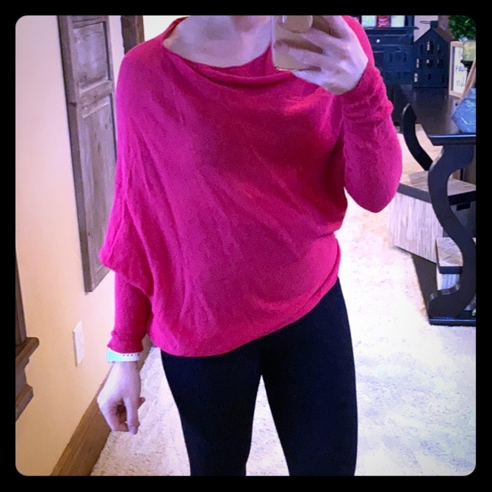 Pink Thin Knit Top